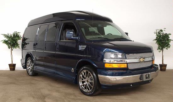 2012 Explorer Van CHEVROLET EXPRESS Dark Blue Explorer Van Hightop